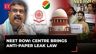 NEET UGCNET row Centre brings antipaper leak law offences will be punishable…’ [upl. by Milas]