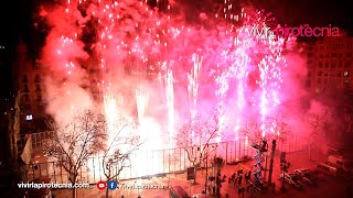 Fallas Valencia 2024 Nit de lAlba 2024 Castillo Fuegos Artificiales 15 Marzo Pirotecnia Aitana [upl. by Car]