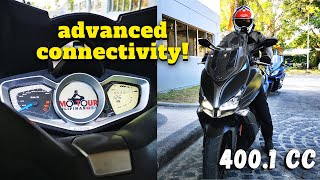 AFFORDABLE but HIGH TECH Scooter for the Expressways  Kymco Xciting 400 [upl. by Lauer]