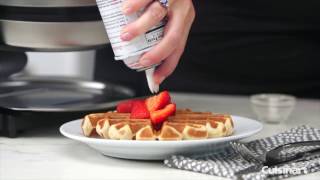 Belgian Waffle Maker  Round Demo WAFF10 [upl. by Keefer]