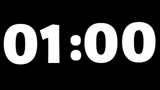 ⏳✨ Temporizador de 1 Minuto  Cuenta Atrás Perfecta para Desafíos Rápidos y Tareas Breves ⚡ [upl. by Pepillo]