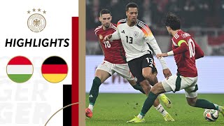 Draw through lastminute penalty  Hungary vs Germany  Highlights Nations League [upl. by Desirae]