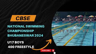 U17 Boys 400 free cbse national Swimming CHAMPIONSHIP 2024 [upl. by Joella]