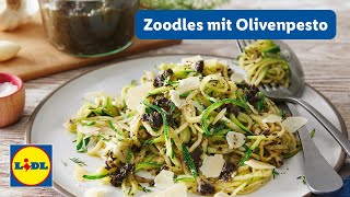 Zoodles  6 Zutaten  Einfach  Lidl Kochen [upl. by Enier]