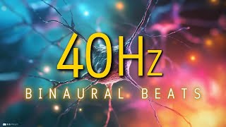 Achieve Super Focus with 40Hz Binaural Beats  Boost Memory for Exceptional Performance [upl. by Monto100]