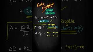 Faster Calculations Atomic Structure jee2024 neetchemistry chemistrynotes [upl. by Lefkowitz]