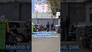 Makina e atentatorëve pak pas ekzekutimit me silenciator të Klaudio Prendit [upl. by Nitsirt]