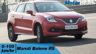 Baleno RS vs Baleno 12  0100 kmhr amp InGear Acceleration  MotorBeam [upl. by Dnaleel702]