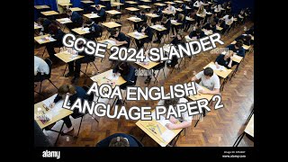 GCSE 2024 Slander  AQA ENGLISH LANGUAGE PAPER 2 [upl. by Essirehc]