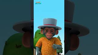 বান্দর মামা Bandar Mama nurseryrhymes shorts monkey bandarmama rhymes kids cartoon bandar [upl. by Jezrdna]