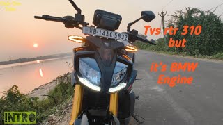 Tvs Apache rtr 310 2024 obd2 new model review rtr310 apachertr310 tvs tvsbikes automobile bmw [upl. by Werdna]