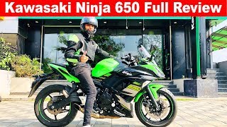 Kawasaki Ninja 650 Full Review l Akrvpovic Exhaust l Aayush ssm [upl. by Suoivatra273]