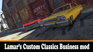 GTA 5 моды  Lamars Custom Classics Business mod [upl. by Martinelli835]