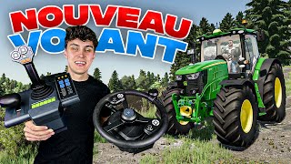 ENFIN le volant PARFAIT pour jouer à Farming Simulator 22  Test Hori Farming vehicule control [upl. by Ford]