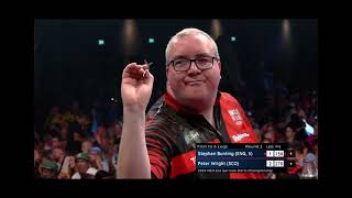 Peter Wright vs Stephen Bunting  German Darts Championship 2024 [upl. by Asilehs]