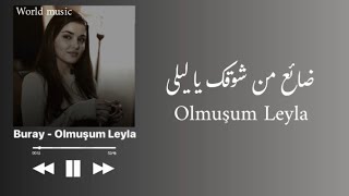 buray  Olmuşum Leyla sözleri اغنية تركية مترجمة بالكلمات أغنية مسلسل الياقوت [upl. by Furmark]