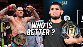 Who Should Be Higher On The GOAT List Khabib or Alex Pereira [upl. by Ymaral]