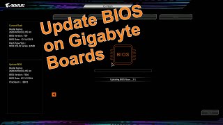 Update BIOS on Gigabyte Boards [upl. by Silva739]