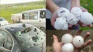 NEWS CALL Base Ball and Tennis Ball Size Hail Thunderstorm Hits Oklahoma Texas USA 04292021 [upl. by Paulie612]