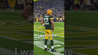 Aaron Rodgers pregame routine shorts [upl. by Velda474]