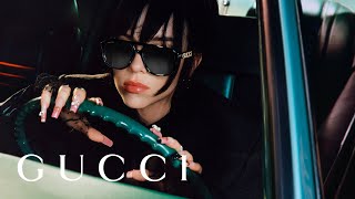 Billie Eilish in the Gucci Eyewear Campaign [upl. by Yarahs]