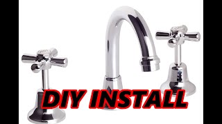 Replacing bathroom taps DIY Its easy  Reupload [upl. by Nnaeiram]