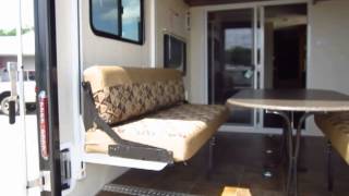 SOLD New Coachmen Freedom Express 301BLDS Toy Hauler Travel Trailer  Haylett RV [upl. by Eiclud]