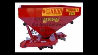 Fertilizer spreaders COMPACT for vineyard and orchard with bilatateral conveyor [upl. by Ange50]