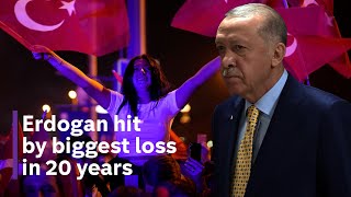 Turkey elections Erdogan and party suffer shock defeats [upl. by Graf774]