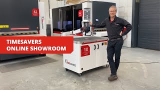 Timesavers online showroom video 10 series for deburring edge rounding and finishing [upl. by Nyre]