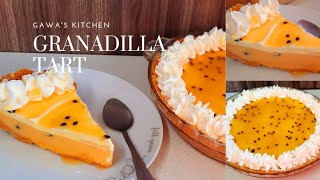 Granadilla fridge TartSummer Dessertsgawas kitchenSouthafricanyoutuber [upl. by Acinoj270]