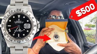 Bought This Rolex For 500  Rolex Explorer 2 16570 [upl. by Skinner]