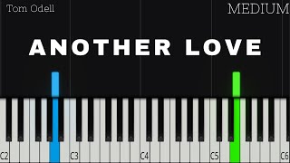 Tom Odell  Another Love  Medium Piano Tutorial [upl. by Bonne647]