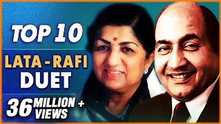 Mohammad Rafi amp Lata Mangeshkar Hits  Top 10 Lata amp Rafi Duet Songs  Old Hindi Songs Collection [upl. by Minoru]