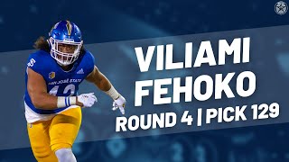 Dallas Cowboys Draft Viliami Fehoko in Fourth Round  2023 NFL Draft  Blogging the Boys [upl. by Sices]