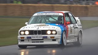 BMW M3 E30 Group A DTM Crash  FOS Goodwood 2019 [upl. by Rayburn]