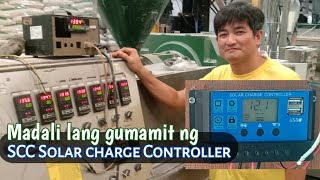 Paano mag Set up ng SCC Solar charge controller [upl. by Dulcinea773]