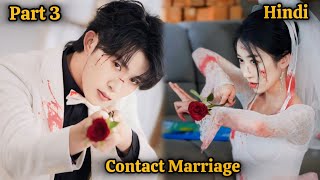 Part 3  Contract Marriage Between Business Rivals Korean Drama explain in hindi [upl. by Ettenna]