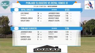 Punjabi Sloggers v Royal Kings XI [upl. by Harv]