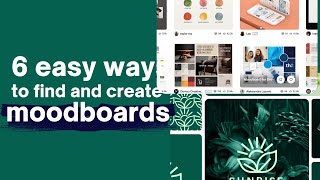 6 easy ways to find and create moodboards [upl. by Collier]