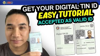 Paano kumuha ng Digital Tin ID  BIR Digital TIN ID Registration Online Tutorial 2024 [upl. by Yelkreb]