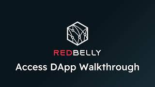 Redbelly Network Access DApp Tutorial [upl. by Ledua]