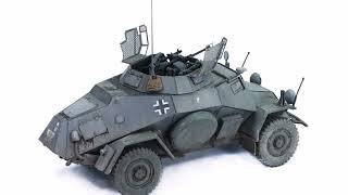 Sdkfz 222 Hobby Boss 135 [upl. by Dickson]