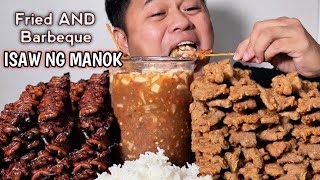 ISAW NG MANOK  FILIPINO STREETFOOD  MUKBANG PHILIPPINES [upl. by Waers]