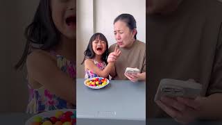 Mom pranks kid with candy 🤣👧🏻❤️👶🏻😱😭🌈🚀✅ [upl. by Dressler]