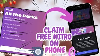 FREE DISCORD NITRO CLAIM NOW BEFORE ITS TOO LATE ON PHONE [upl. by Chenee]