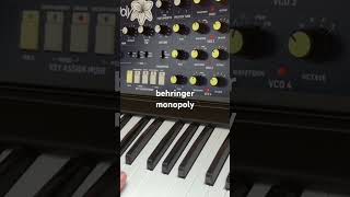 behringer monopoly bass analogsynthesizer [upl. by Meehan]