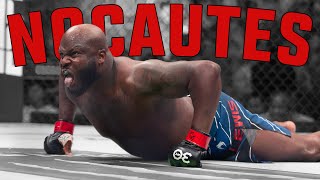 O MAIOR NOCAUTEADOR DO UFC 👑 15 Nocautes de Derrick Lewis  UFC Edmonton [upl. by Shirk]