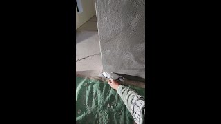 👷Painter Applying putty  Puttying for renovation putty 241031 [upl. by Anem]