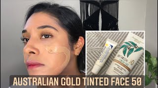 GRWM using the Australian Gold Botanical Tinted Face spf 50 [upl. by Oicangi68]